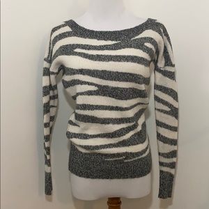 Express animal print sweater